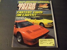 Motor Trend Dec 1987 Ferrari