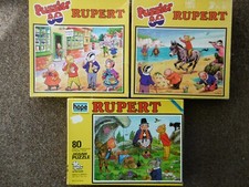 3 X VINTAGE RUPERT THE BEAR 80
