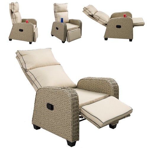 Reclining garden armchair - reclining,