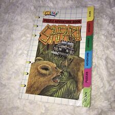 Fun Fax Organiser System #122 Puzzle Adventure Book SAFARI Henderson Publishing