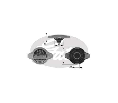 Gates radiator cap rc134 - gates,
