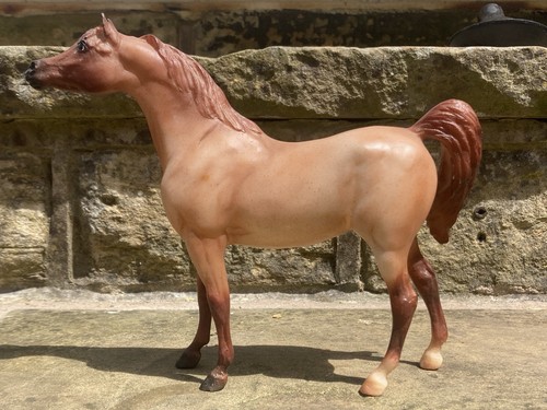 Breyer red roan sabino - red, part
