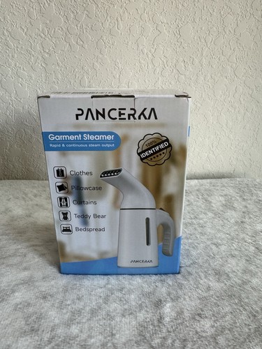 White travel garment steamer - white,