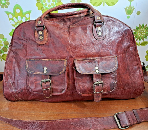 Genuine goat leather - goat, vintage