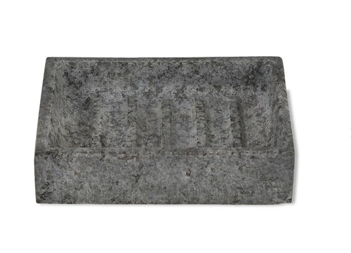 Ridged granite soap - ridged, dish