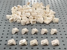 Lego Modified White 1x1 Tooth