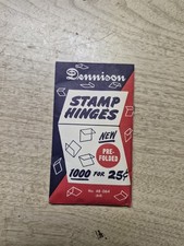 Dennison Stamp Hinges Vintage Package