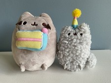 Gund Pusheen and Stormy Birthday Cake Set Plush Soft Toy