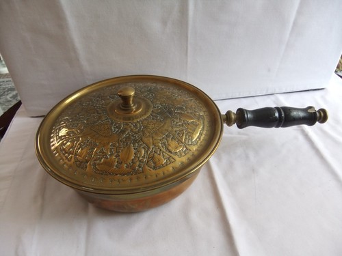 Vintage eastern brass pan - brass,
