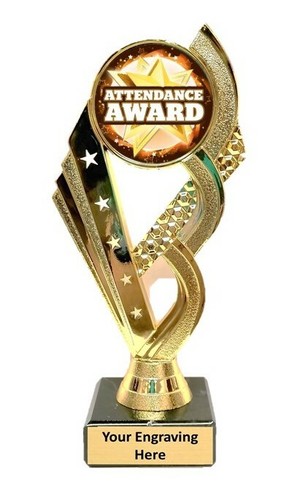 Attendance award trophy 185mm - award,