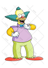 Pre Cut Krusty The Clown