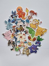 20 Pcs POKEMON Stickers PVC