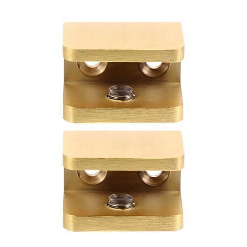 2pcs golden copper glass shelf - 2pcs,