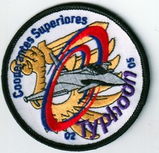 Sweden Air Force Cooperantes Superiores Saab JAS Gripen  Typhoon test team patch