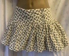 Wrap Mini Micro Rara Flare Low Rise Sze 10 Ditsy Floral Cottage Y2K Autumn Skirt