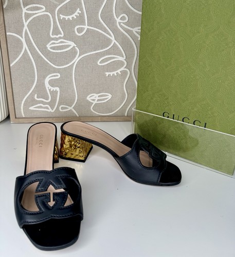 Gucci black leather - , in