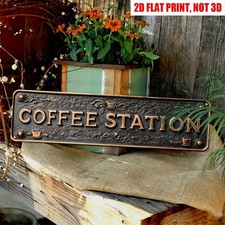 Vintage Coffee Station Metal