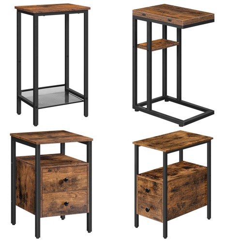 Hoobro side table bedside - table,
