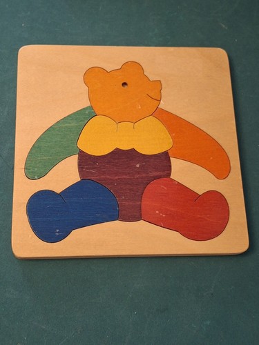 Vintage wooden george luck - george,
