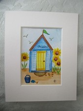 Original painting of a beach