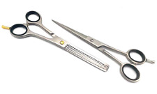 Professional PET Grooming Scissors Hair Cutting Thinning Japanese Shears Set 7"