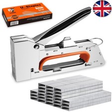 Heavy Duty Staple Gun With  2200PCS Nails Trigger Staple Tracker Upholstery Tool