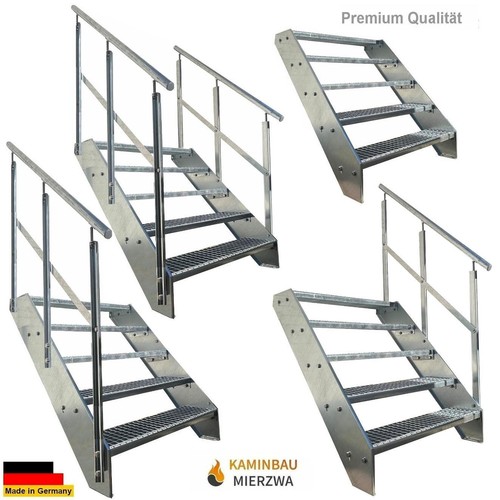 Premium steel stair - 5, steps