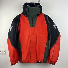 Dainese Motorcycle Jacket Coat Mens Medium Red Black Gore-Tex Motorbike D-Tec