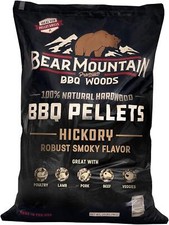 Hardwood Pellets, Bear Mountain BBQ 100% All-Natural, Hickory Flavor (40 lb)