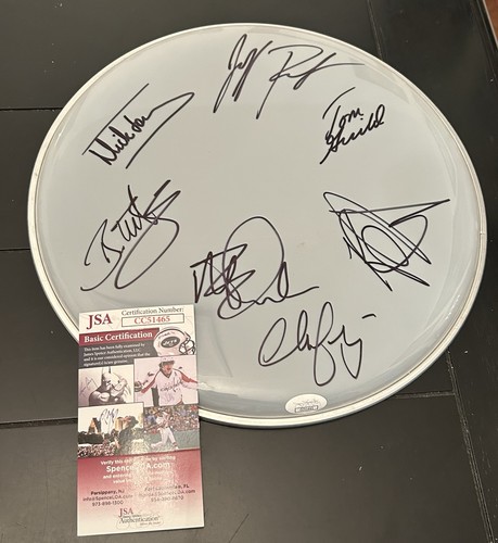 Foreigner signed drum - foreigner,