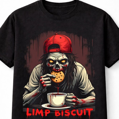Limp biscuit shirt gothic - biscuit,