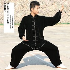 Chinese Kung Fu/velvet pleuche Uniform Martial Arts Tai Chi Suits Wushu Clothing
