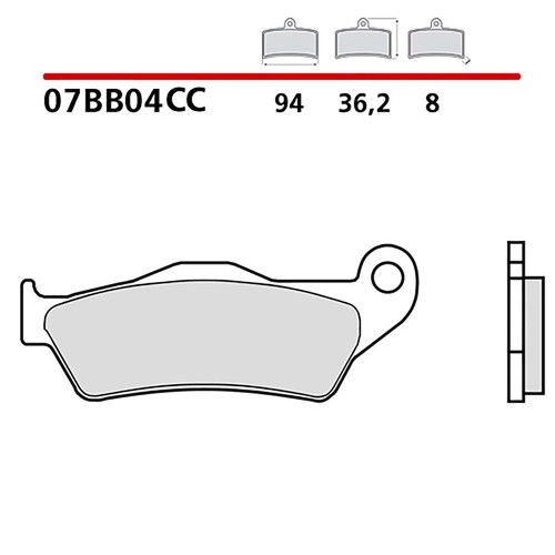 Brembo front brake pads - brembo,