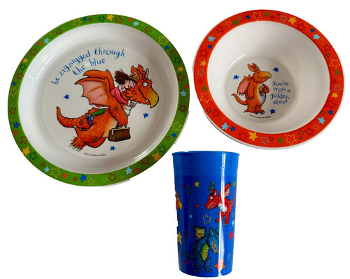 Zog the dragon melamine - , plate
