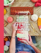 Playful peg loom - peg, weaving