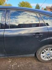 2012 FORD FOCUS MK3 TITANIUM TDCI 115 1.6L COMPLETE REAR PASSENGER DOOR BLACK FB