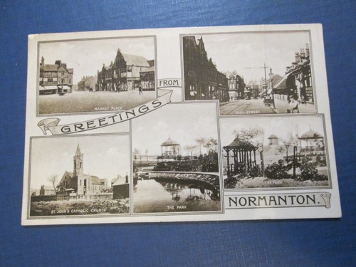 Postcard normanton posted - normanton, (posted