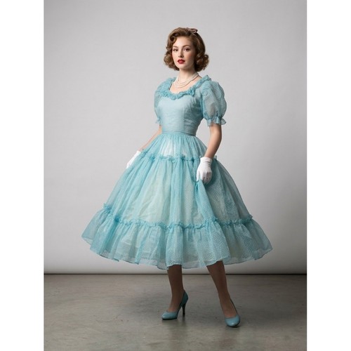 Vintage 1950s swiss dot dress - vintage,