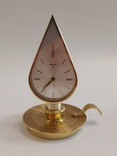 Vintage Swiza 8 Water Drop Alarm Clock / 7 Jewels / Working Mechanism