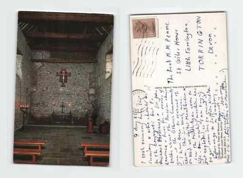 Vintage postcard chapel - chapel, st