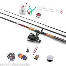 Shakespeare Float Fishing  Set Kit Rod Reel Hooks Floats Rest Catapult Baitbox.