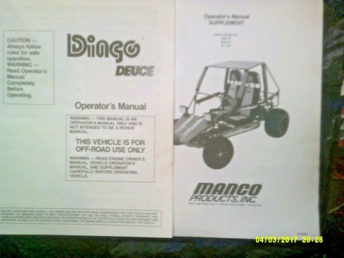 Preowned manco dingo - manco, deuce