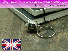 Personalised Pig shape keyring