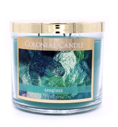Colonial candle seaglass 5 - colonial,