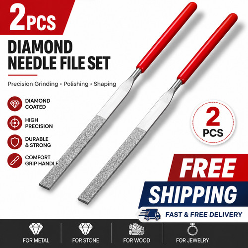 2pcs diamond needle - 2pcs, file