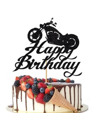 Motorcycle Happy Birthday Cake
