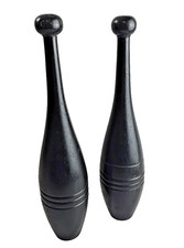 Set of 2 Vtg Wood Juggling