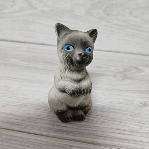 Vintage small ceramic siamese - vintage,