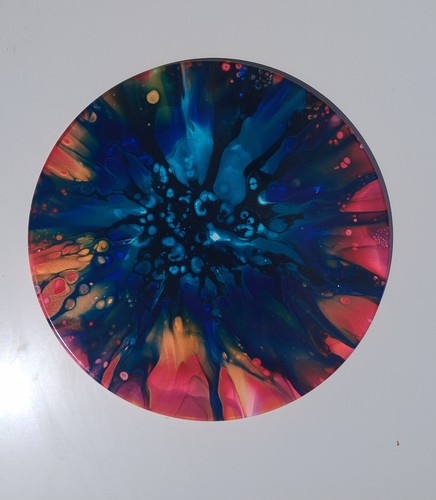 Handmade painting fluid art - handmade,