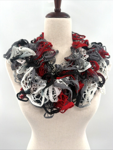 Handmade ruffle yarn - ruffle, scarf